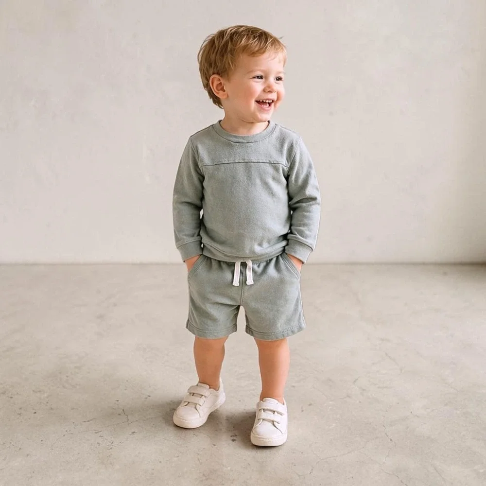 Boys 5T Spring Outfit Bundle Simple Joys Carter's Shorts Set Cotton